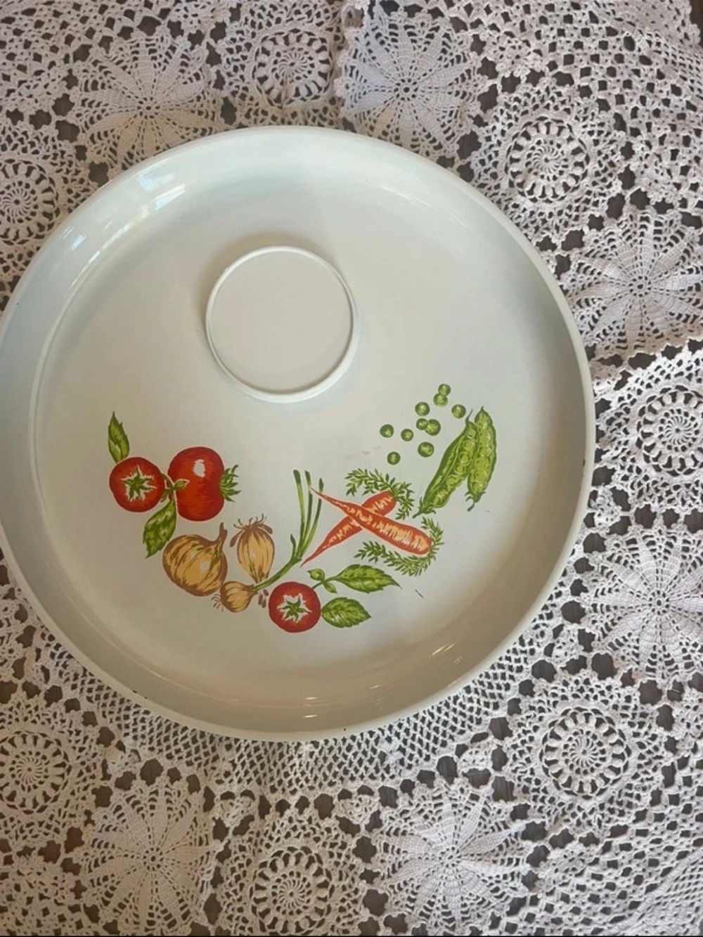 Vintage TasteSetter by Sigma Lacquer Ware Bright Veggie Tray